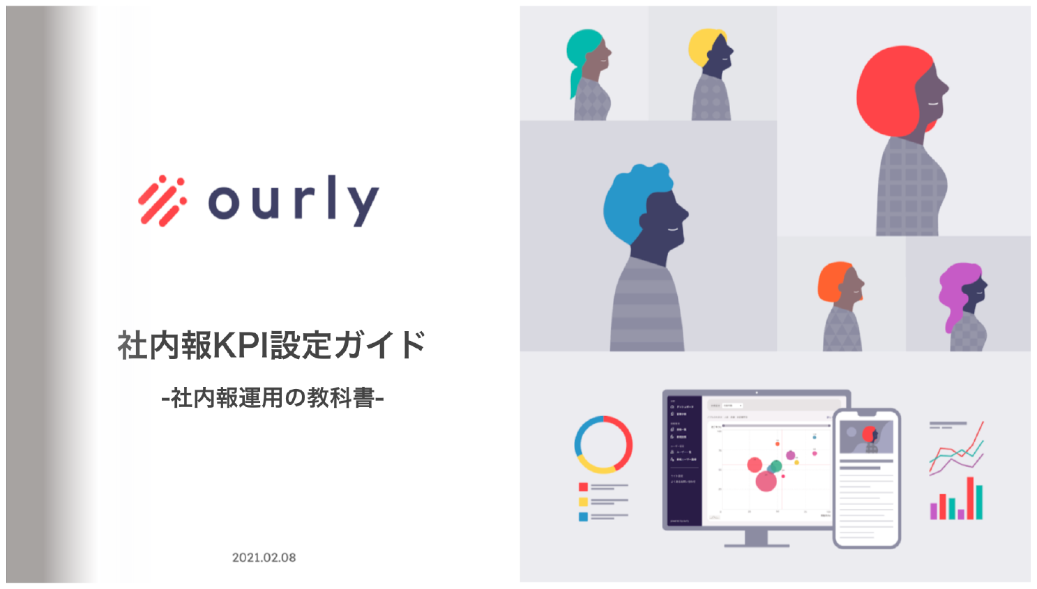 ourly バナー KPI