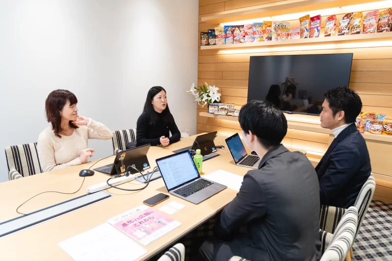 日清シスコ株式会社インタビュー風景